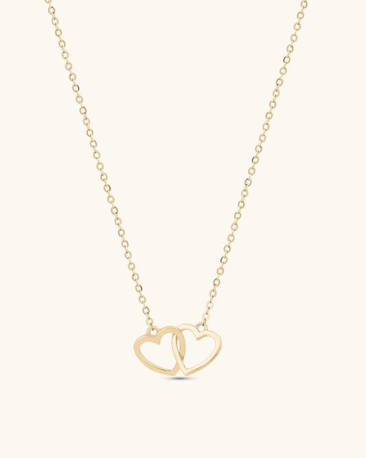 Double Heart Necklace