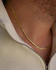14K Gold 5.3mm Lite Curb Chain