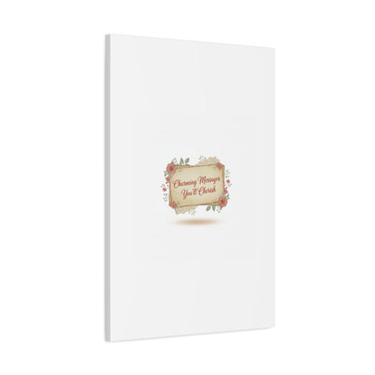 Love Letter Collage Canvas, Vintage Letter Art, Wax Seal Romance Print