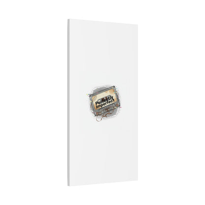 Perfectly Imperfect Cassette, Canvas Print | Analog Error, glitch art static