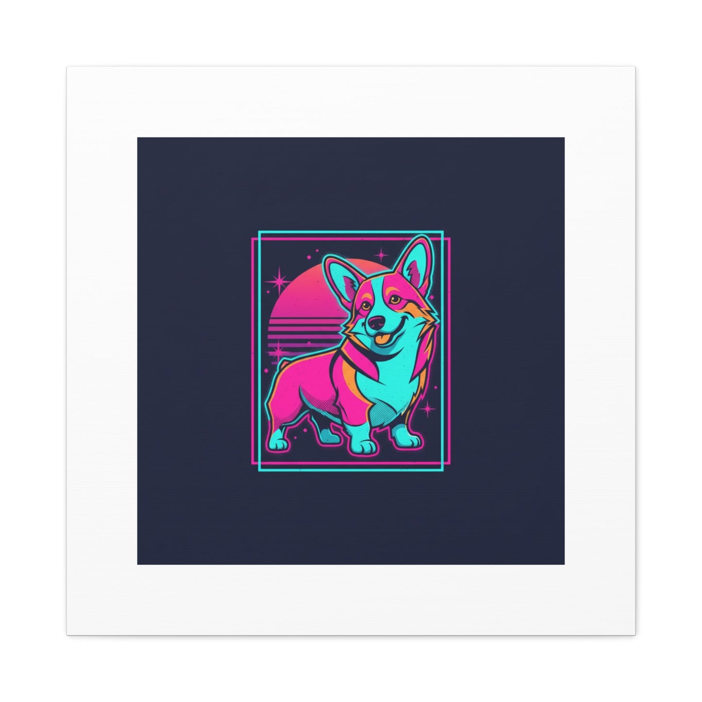Platonic Love Corgi Canvas | Friendship Valentine, Galentine’s Wall Art