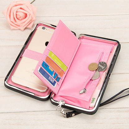 Slim Clutch Purse - Multi-Slot Long Wallet & Phone Holder