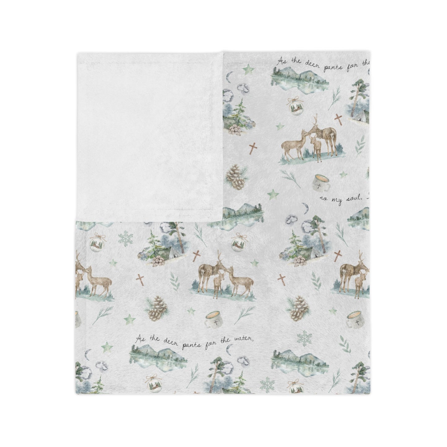 My Soul Longs Minky Blanket