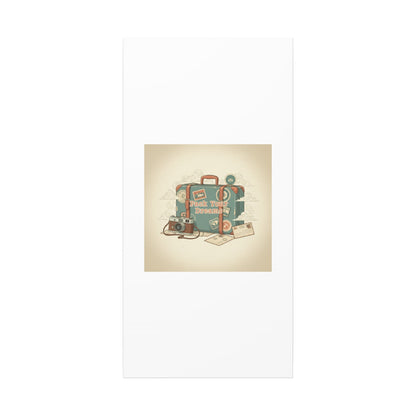 Pack Your Dreams Canvas | Retro Travel Postcard, Wanderlust Passport Stamp Art