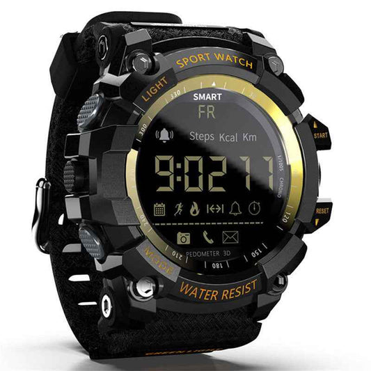 MK16 Tactical Smart Watch - Rugged Military Sport Watch with 12-Month Battery Life