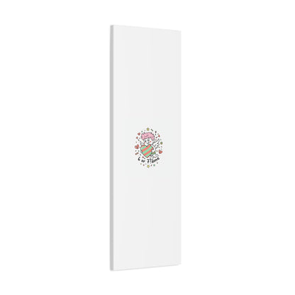 Weird Cupid heart illustration Canvas | Weird Valentine, quirky chaotic love