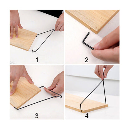 Bedside wall shelf