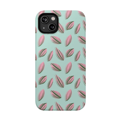 Tradescantia Nanouk Pattern Phone Case – Dual Layer Protective Cover