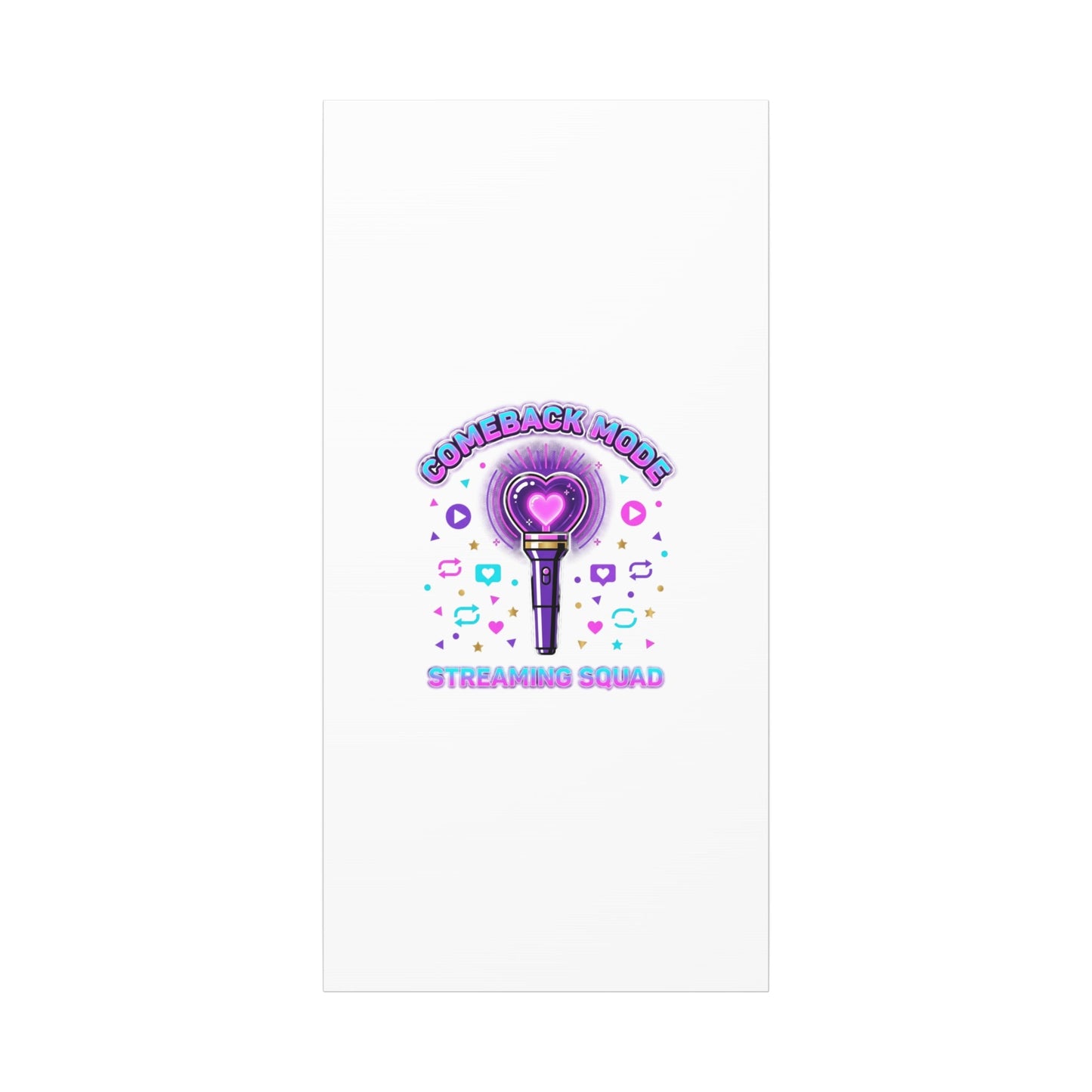 Comeback Mode Lightstick Canvas | K-pop Comeback, Streaming Squad
