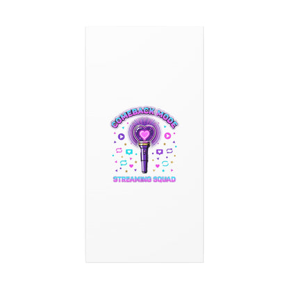 Comeback Mode Lightstick Canvas | K-pop Comeback, Streaming Squad
