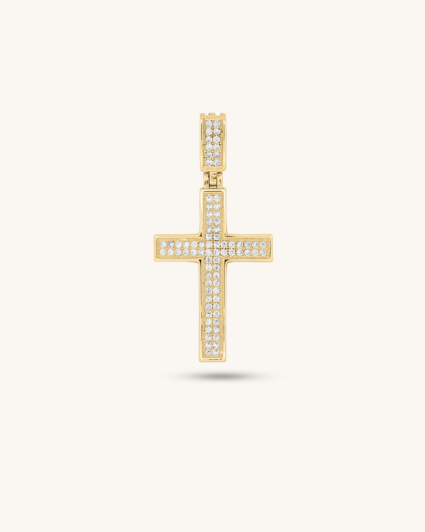 Wavy Cross Pendant