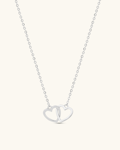 Double Heart Necklace