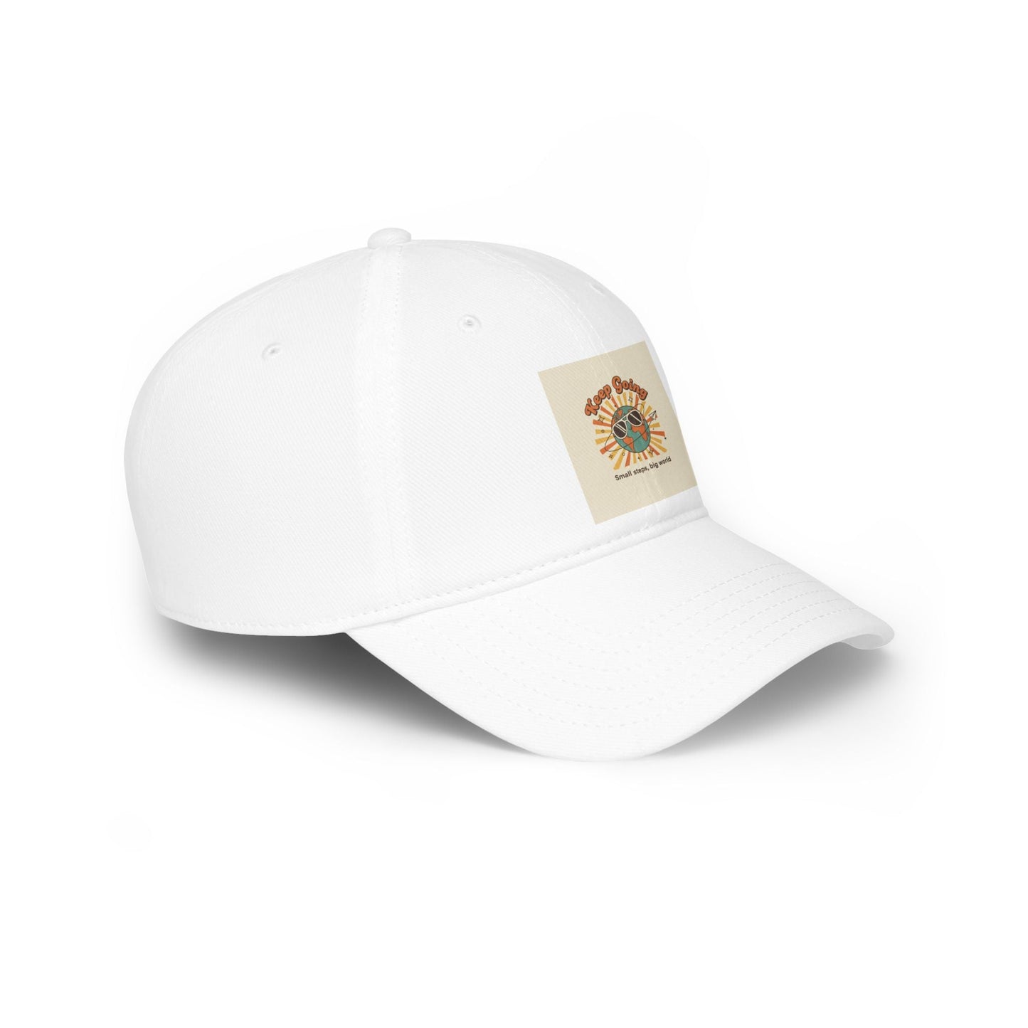 Keep Going: Small Steps, Big World Motivational Cap