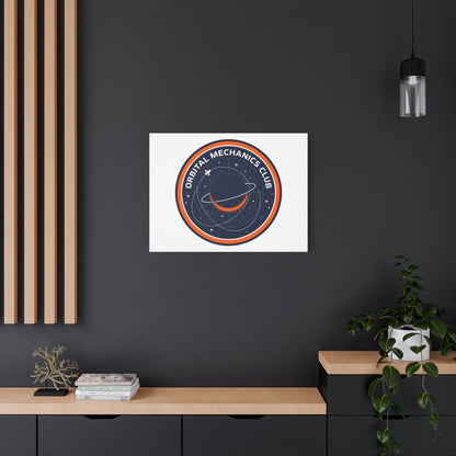 Orbital Mechanics Club Canvas | mission patch, space science