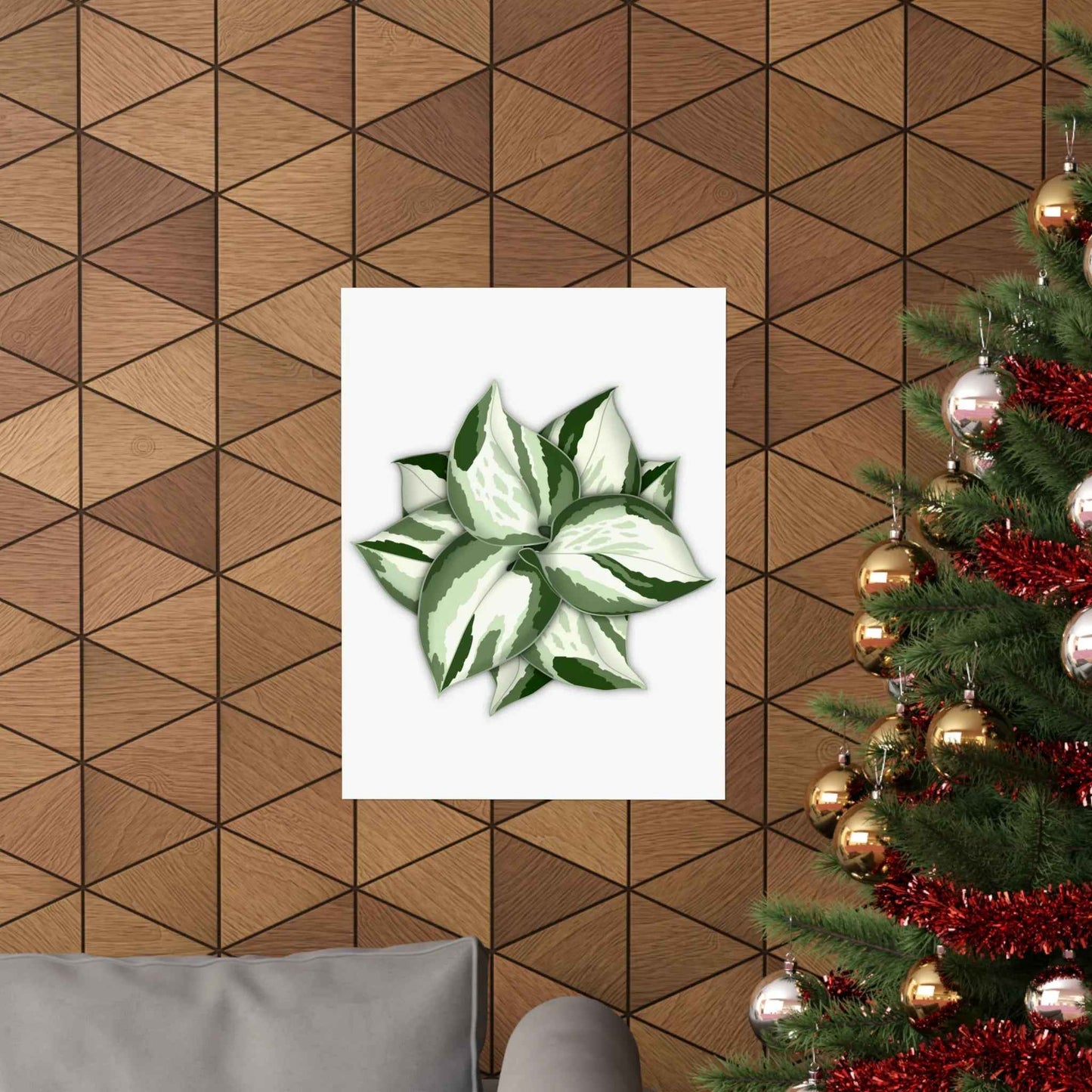 Manjula Pothos Botanical Print – Unframed Wall Art