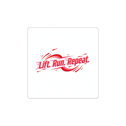 Lift Run Repeat Sticker | Fitness Motivation, Gym Mantra