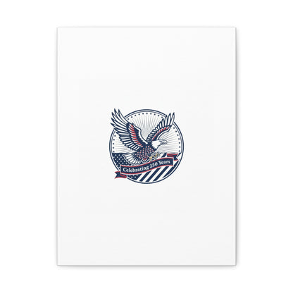 250th Anniversary Eagle Emblem Canvas | Semiquincentennial Americana