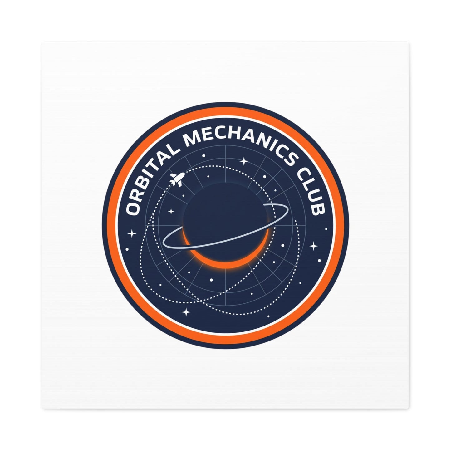 Orbital Mechanics Club Canvas | mission patch, space science