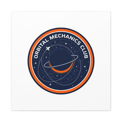 Orbital Mechanics Club Canvas | mission patch, space science