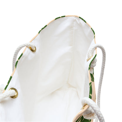 Monstera Pattern Weekender Bag