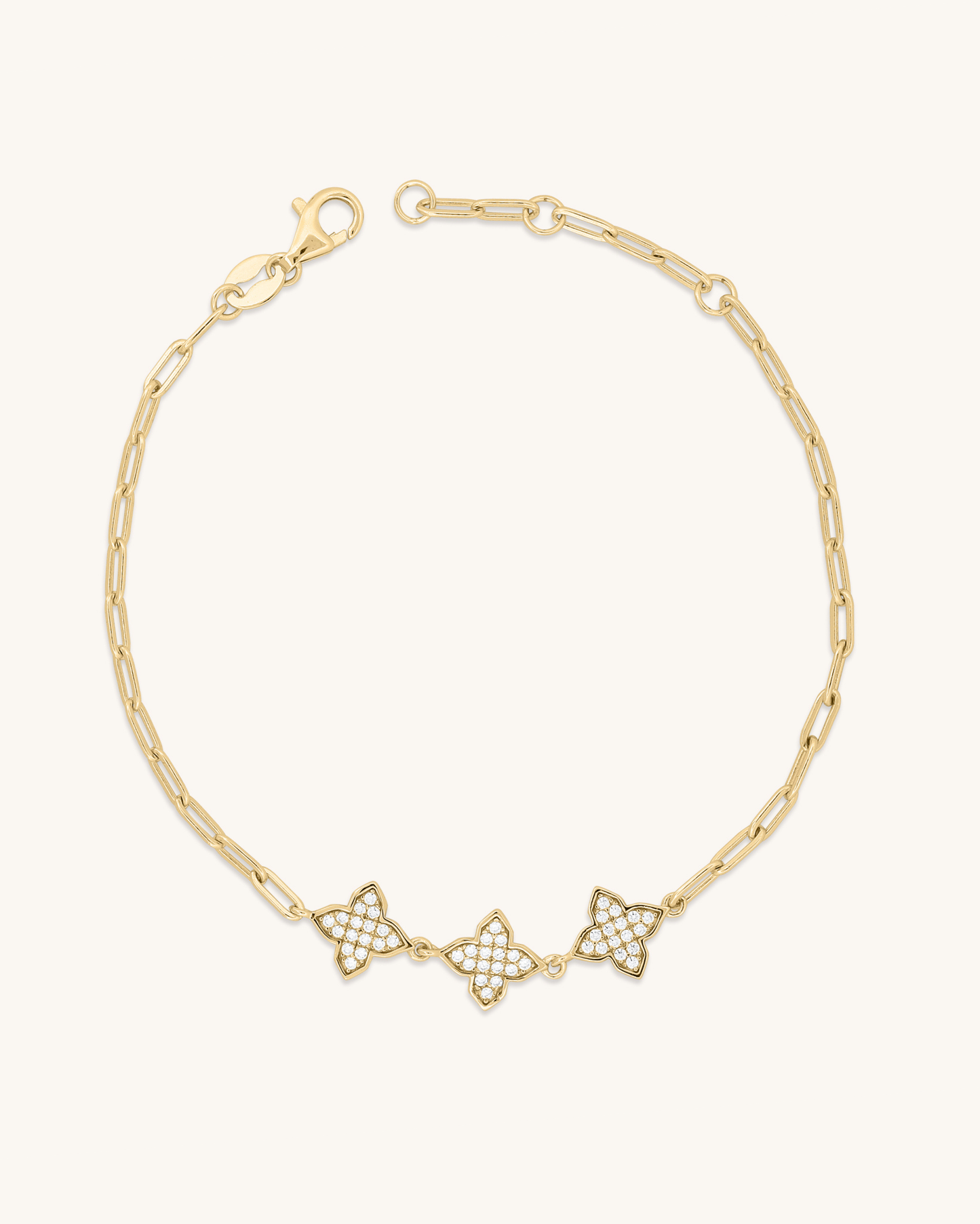 Triple Clover Bracelet