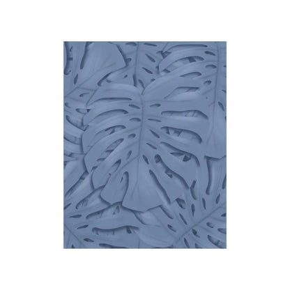 Blue Monstera Botanical Print – Unframed Wall Art