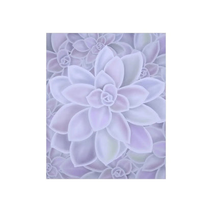 Graptopetalum Murasaki Succulent Pattern Botanical Print – Unframed Wall Art