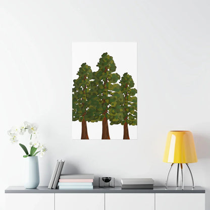 Coastal Redwood Print – Unframed Wall Art