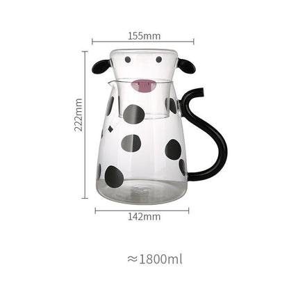 Creative Cold Water Jug Household Glass High Appearance And Lovely