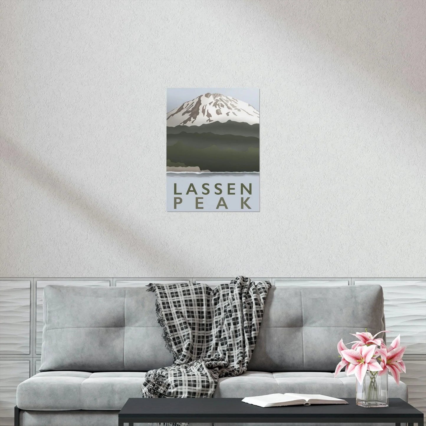 Lassen Peak Print – Unframed Wall Art