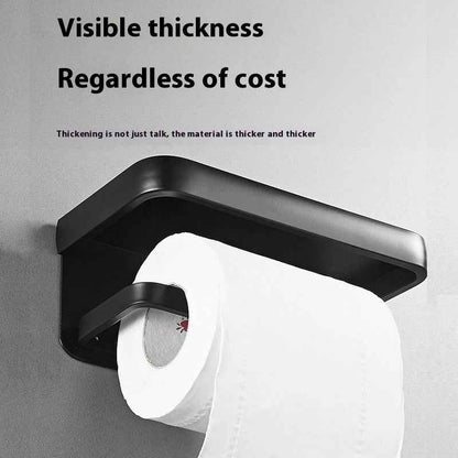 Alumimum Tissue Holder Bathroom Punch-free Storage Rack