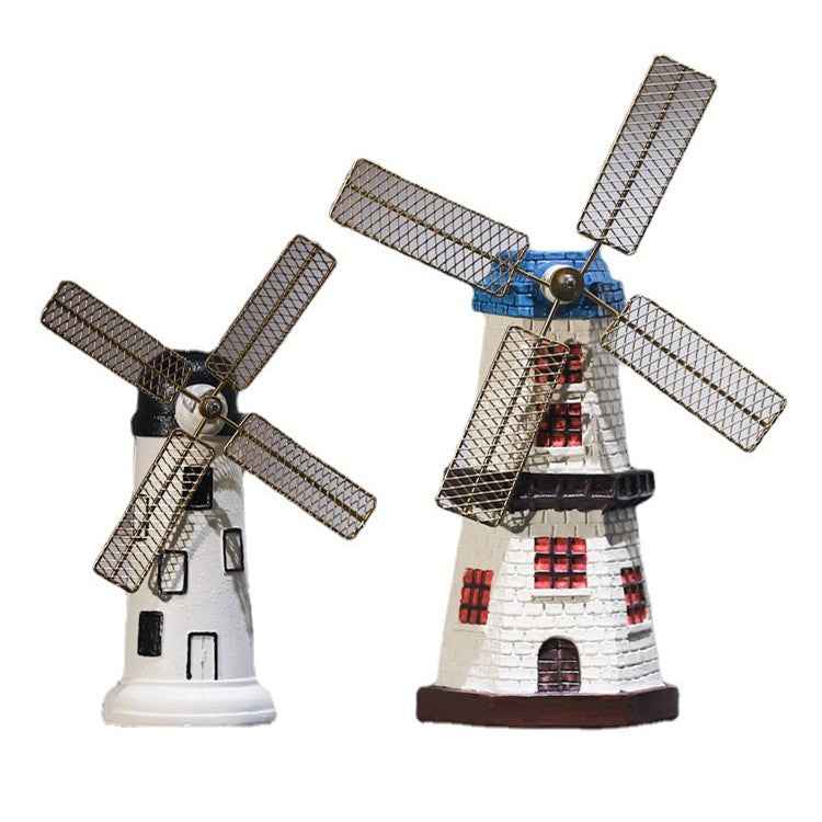 Modern Minimalist Creative Lighthouse Windmill Desktop Decoration