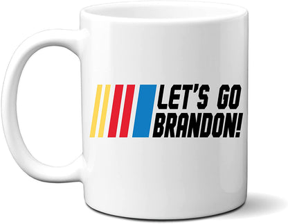 Let's Go Brandon Ceramic Coffee Mark Cup Tea Water Cup English