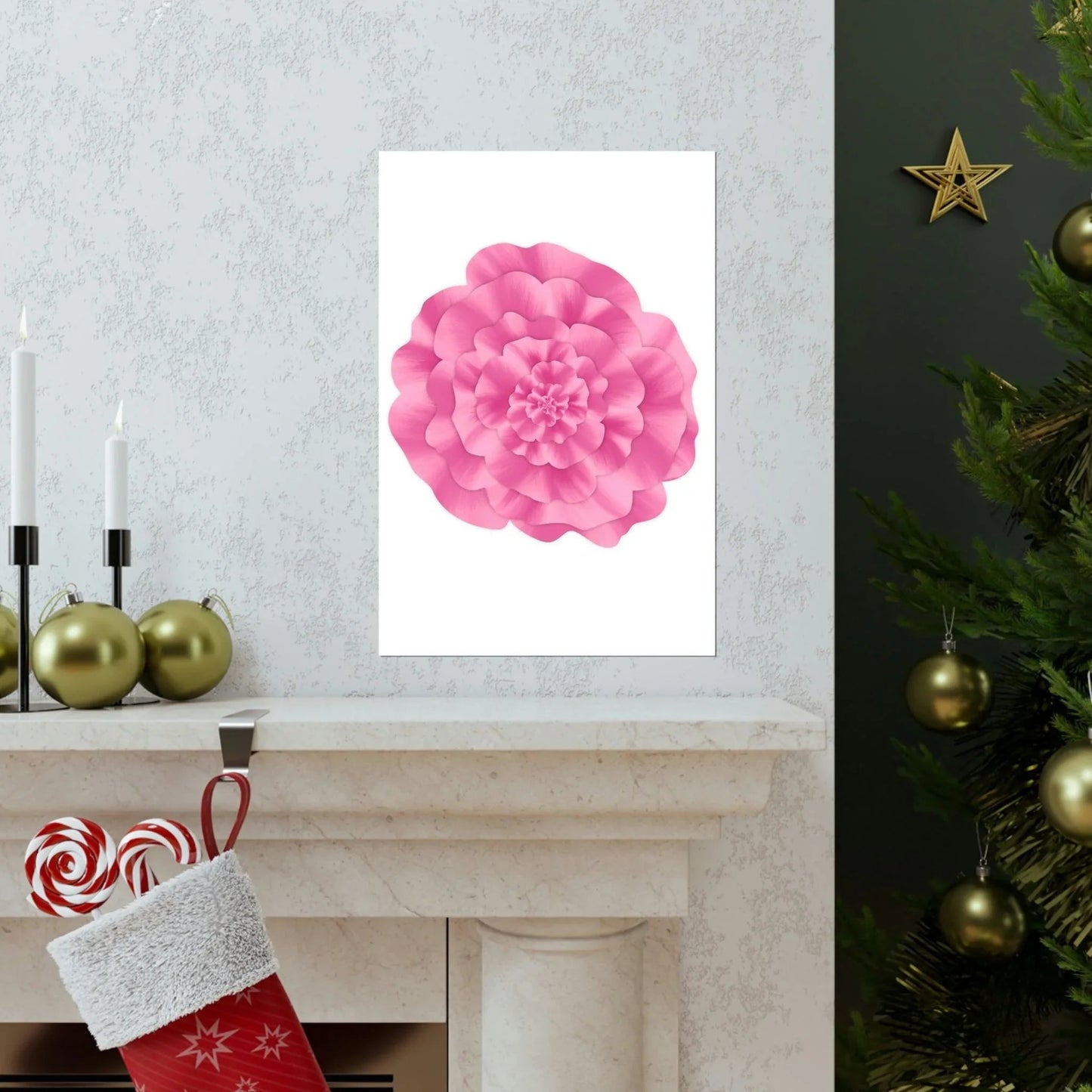 Peony Botanical Print – Unframed Wall Art