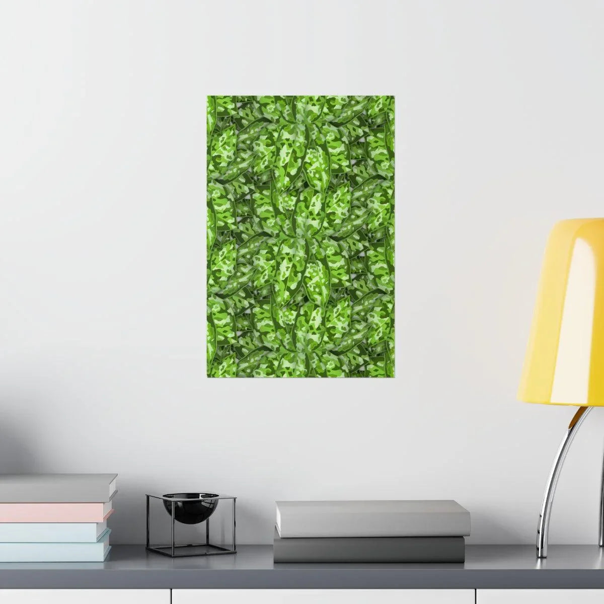 Aglaonema Pictum Botanical Print – Unframed Wall Art