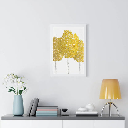 Fall Aspen Framed Print – Wall Art