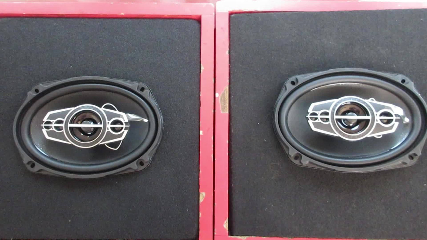 6 X 9 Coaxial Audio Speakers (Pair) 5-way 1000W Peak 4 Ohm Coaxial Tweeters Door Speakers