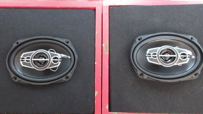 6 X 9 Coaxial Audio Speakers (Pair) 5-way 1000W Peak 4 Ohm Coaxial Tweeters Door Speakers