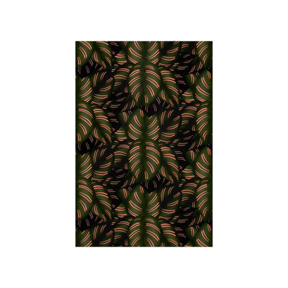 Calathea Pinstripe Botanical Print – Unframed Wall Art
