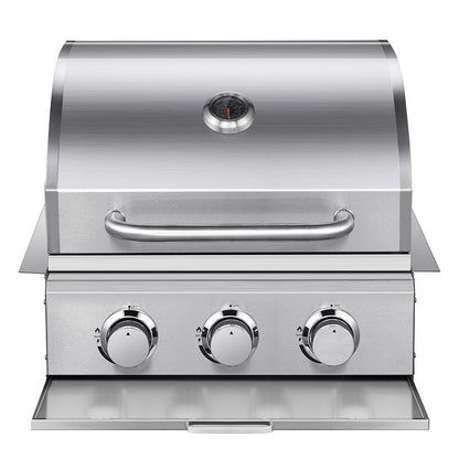 Stainless Steel Embedded Three-head Gas Barbecue Grill