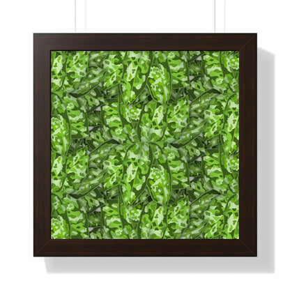 Aglaonema Pictum Framed Print – Botanical Wall Art