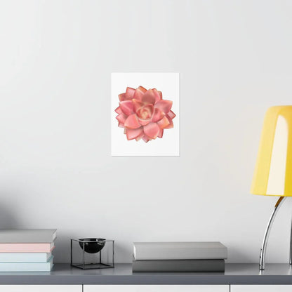 Graptosedum California Sunset Succulent Botanical Print – Unframed Wall Art