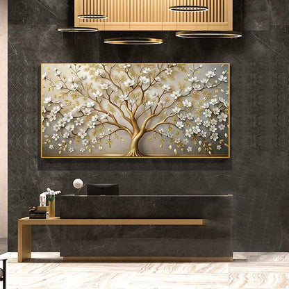Abstract Rainbow Soul Tree Colorful Trees Plant Mural