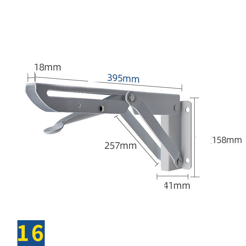 Stainless Steel K-shaped Folding Triangle Bracket Wall Shelf Shelf Support Frame