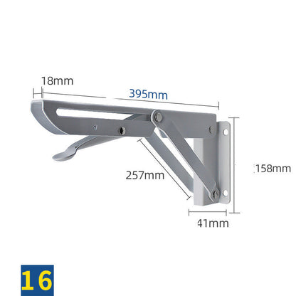 Stainless Steel K-shaped Folding Triangle Bracket Wall Shelf Shelf Support Frame