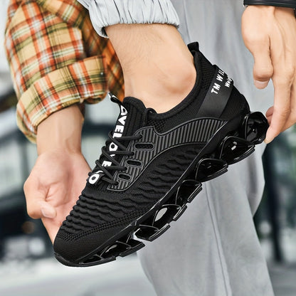 Athletic Footwear for Men - Cozy And Airy Sneakers, Practical, with a Soft Sole Ideal for Prolonged Standing, Featuring a Fish Scale Pattern for Gym Workouts, Walking, And Outdoor Pursuits