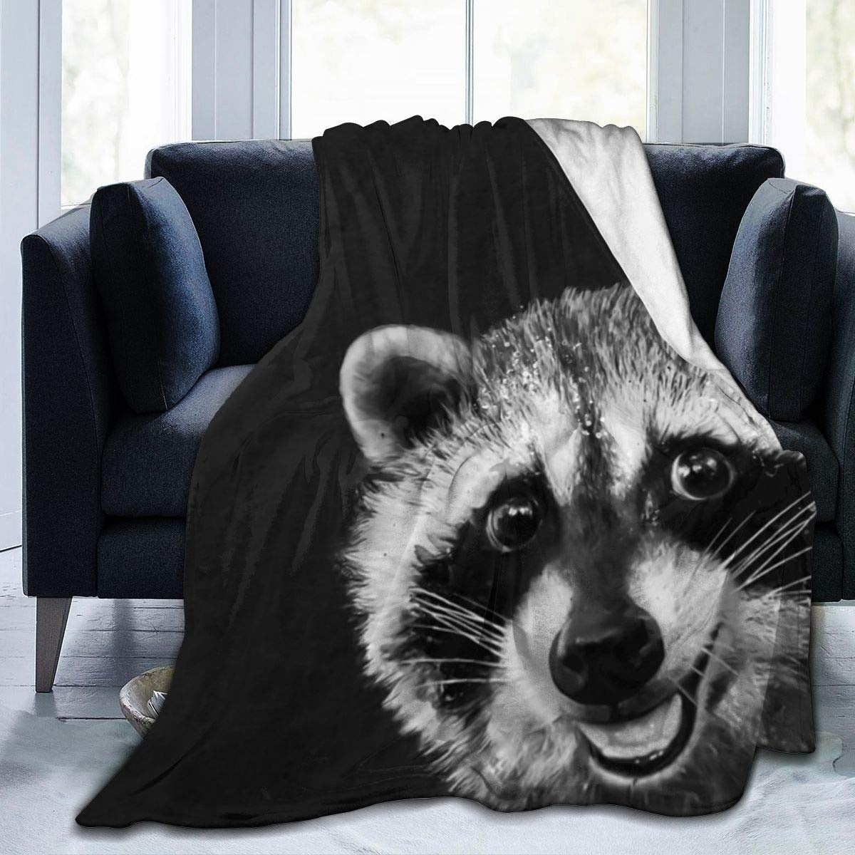 Blanket Warm Sofa Blanket Printed Double-sided Flannel