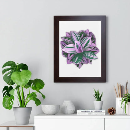 Tradescantia Nanouk Framed Print – Botanical Wall Art