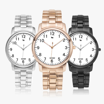 153. Folding Clasp Type Stainless Steel Quartz Watch