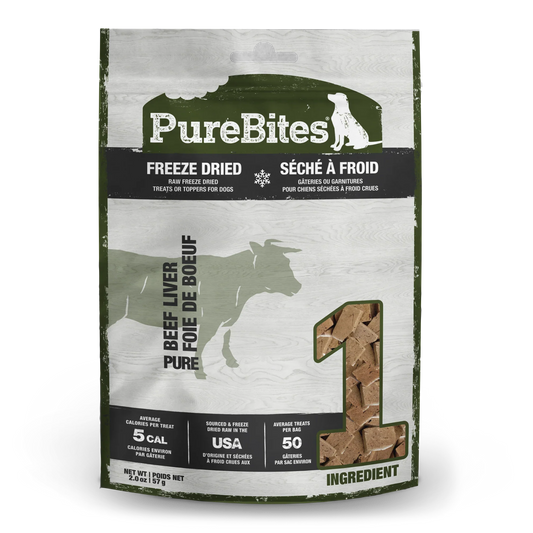 Pure Bites Beef Freeze Dried Dog Treats